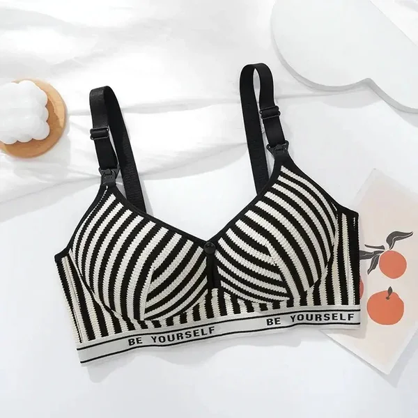 Soutien Gorge D’Allaitement à Rayures