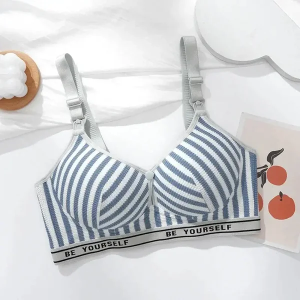 Soutien Gorge D’Allaitement à Rayures