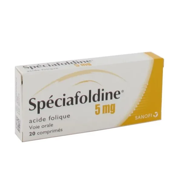 Spéciafoldine 5 mg x 20