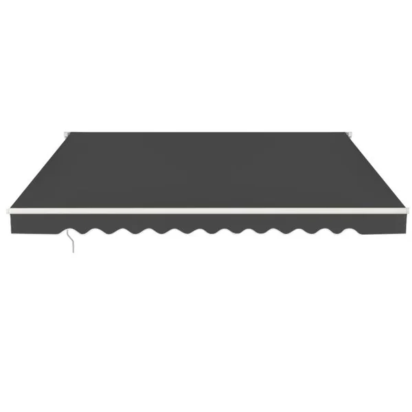 Store Banne de Balcon Rétractable 3x2,5M Tissu Résistant aux UV et à l'Eau Angle Réglable 5-35° 5 Couleurs au Choix