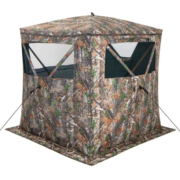Store de Chasse Portable de 2-3 Personnes Vue à 270° Camouflage