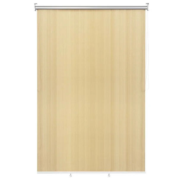 Store Occultant à Enrouleur 121x181CM Rideau Occultant Anti-UV avec Chaîne à Perles pour Fenêtre Porte Beige