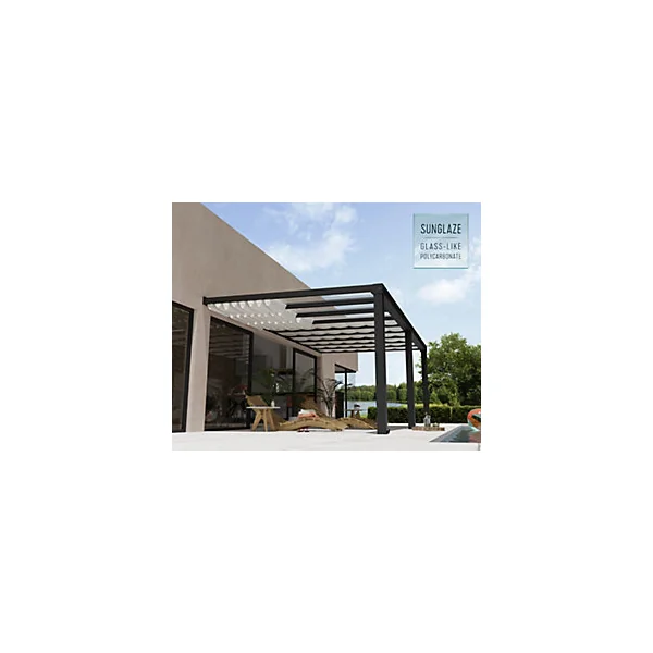 Stores de toit manuel pour pergola Stockholm Canopia 3.4 x 6.6m