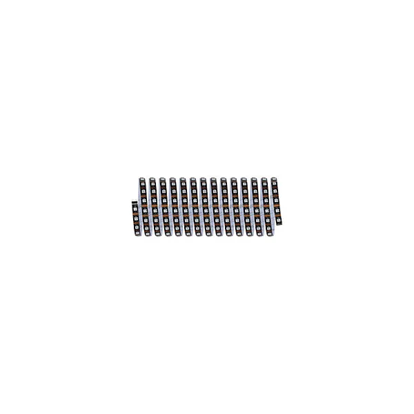 Strip LED intégré dimmable autocollant Dynamic Rainbow RGB Paulmann 14,5W blanc mat L.5m x H.0,2 x P.0,2cm