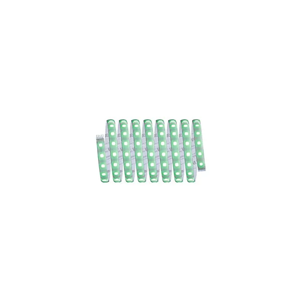 Strip LED intégré dimmable autocollant MaxLED 500 Paulmann 29W 1200lm Argent mat blanc chaud L. 3m x H.0,3 x P.0,3cm