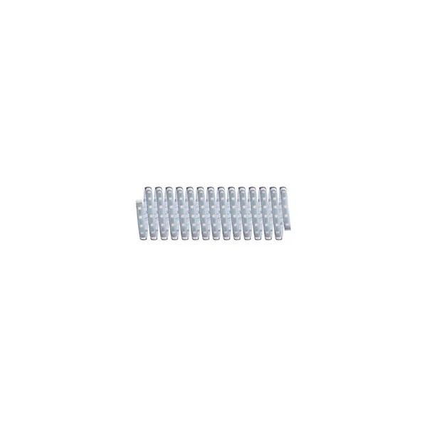 Strip LED intégré dimmable autocollant MaxLED 500 Paulmann 40W 2000lm Argent mat blanc chaud L.5m x H.0,3 x P.0,3cm
