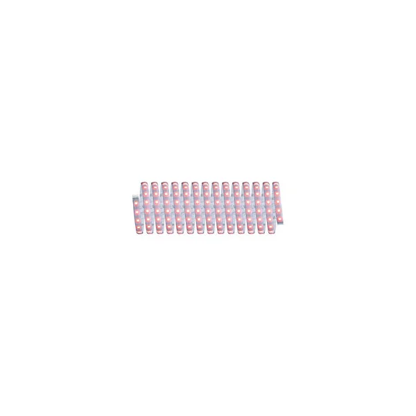Strip LED intégré dimmable autocollant MaxLED 500 Paulmann 40W 2000lm Argent mat blanc chaud L.5m x H.0,3 x P.0,3cm