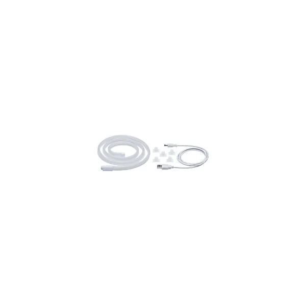 Strip USB Neon Colorflex 10lm 4,5W 5V blanc coeur rose Paulmann 1m