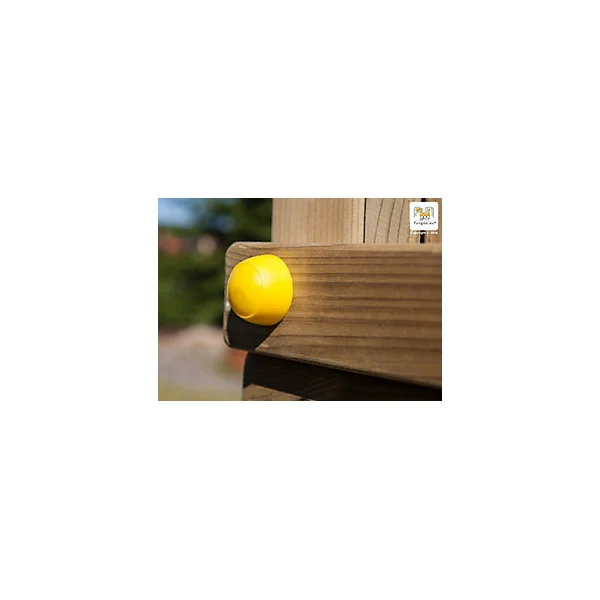 Structure de jeux en bois avec toboggan et balançoire double Charly Fungoo