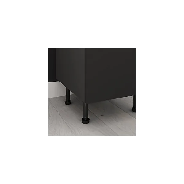 Structure pour colonne électroménager GoodHome anthracite H. 201 cm x l. 60 cm