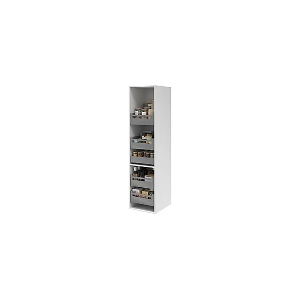 Structure pour colonne électroménager GoodHome Caraway Blanc H. 201 cm x l. 60 cm