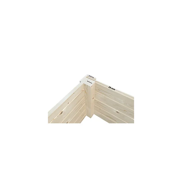 Studio de jardin bois Lydia en bois Ep.28 mm White Wood 15 m²