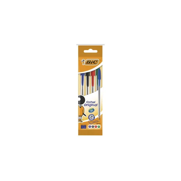 Stylo à bille Cristal - Bic - Lot de 4
