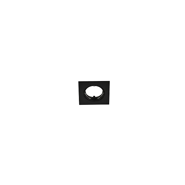 Support carré pour spot encastrable Ares IP20 ⌀8,5xH.2,8cm métal noir GoodHome