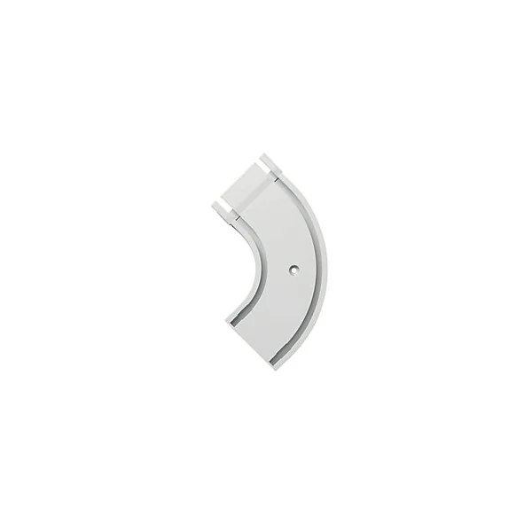 Support d'angle double pour barre à rideau Thira GoodHome blanc