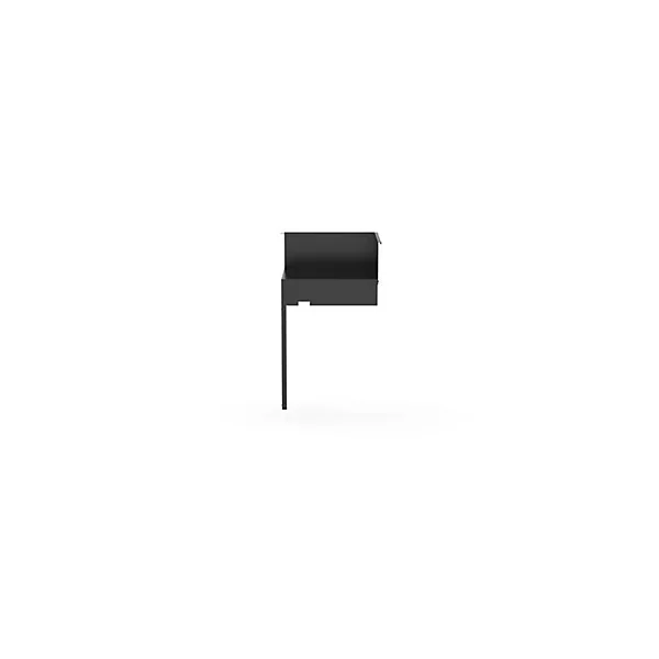 Support d'angle fermé en acier noir pour cuisine extérieure Forge Adour