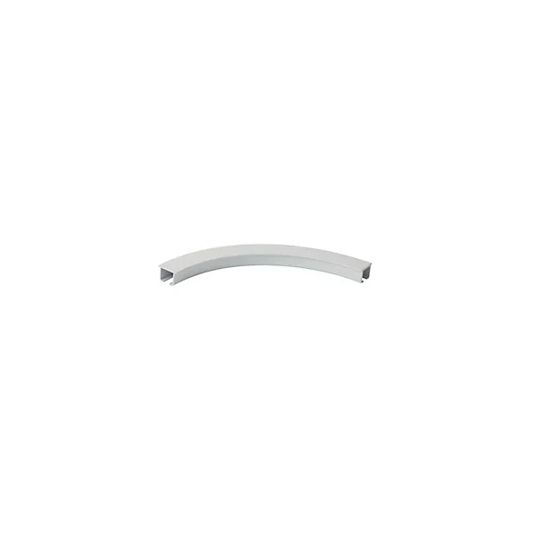 Support d'angle simple pour barre à rideau Thira GoodHome blanc