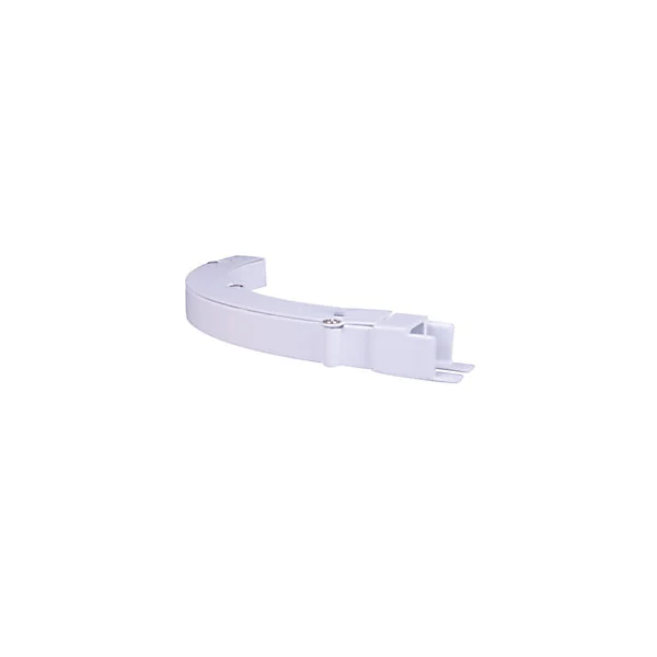 Support d'angle simple pour barre à rideau Thira GoodHome blanc