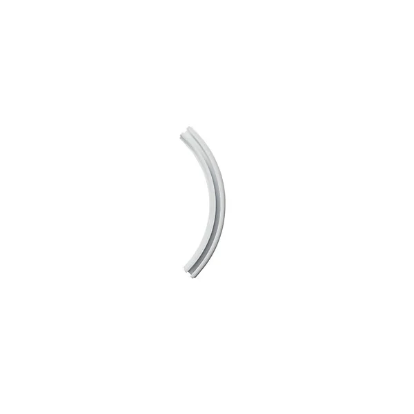 Support d'angle simple pour barre à rideau Thira GoodHome blanc