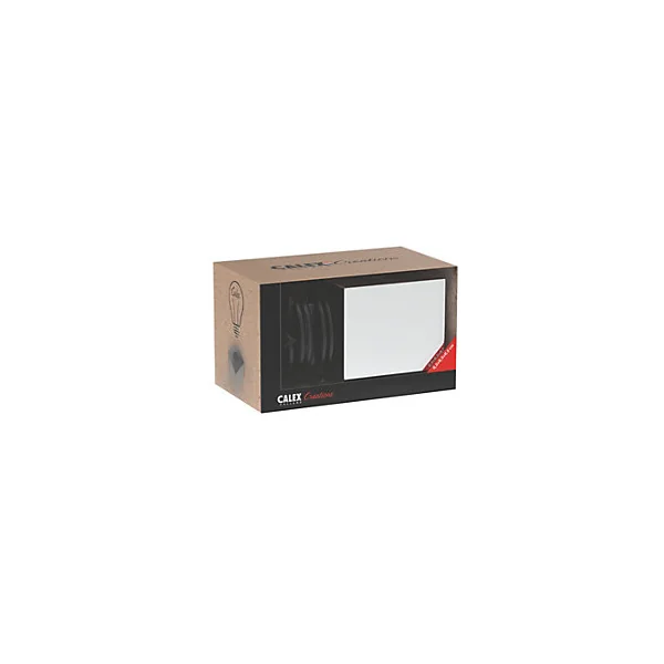 Support de lampe de table Holder argenté E27 40W IP44 H.8,5cm Calex