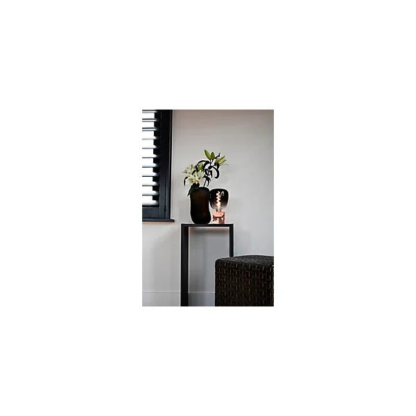 Support de lampe de table Holder cuivré E27 40W IP44 H.8,5cm Calex