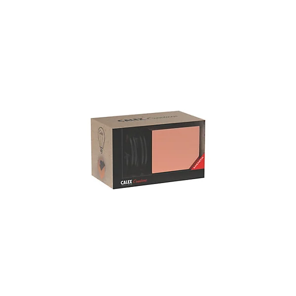 Support de lampe de table Holder cuivré E27 40W IP44 H.8,5cm Calex