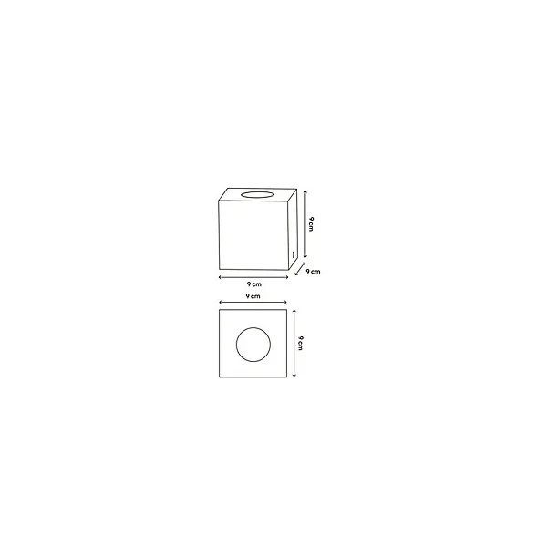 Support de lampe à poser Qausuit E27 IP20 gris foncé