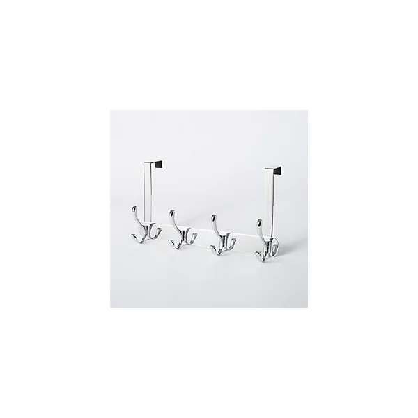 Support de porte 4 crochets Ormara chromé GoodHome