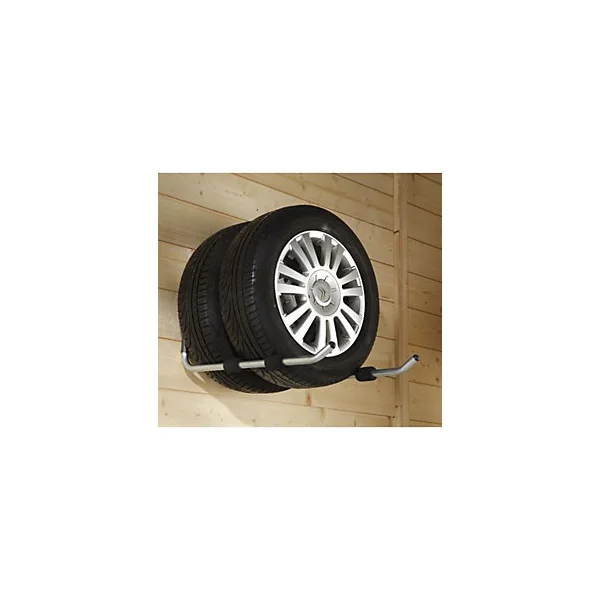 Support de rangement équerre double gainé Mottez L. 30 cm acier