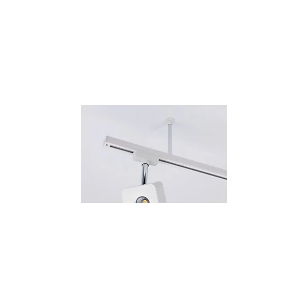 Support de suspension pour rail Blanc URail IP20 L.23 x l.23 x H.105cm Paulmann