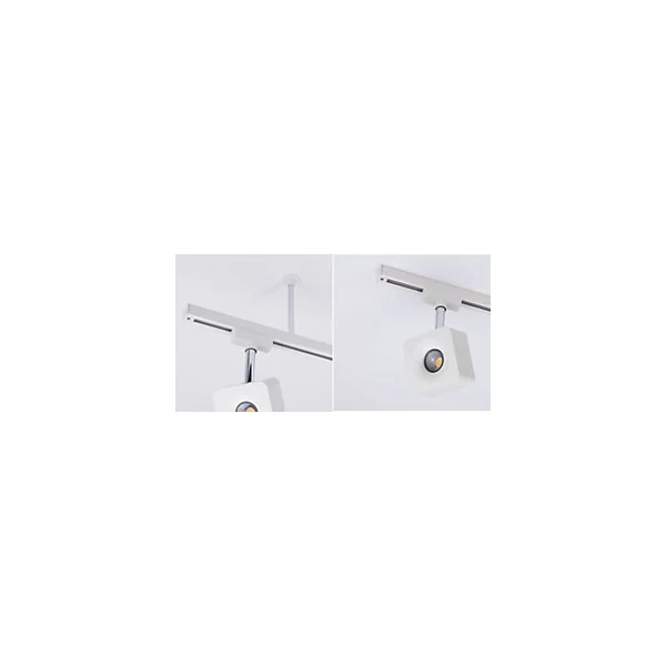 Support de suspension pour rail Blanc URail IP20 L.23 x l.23 x H.105cm Paulmann