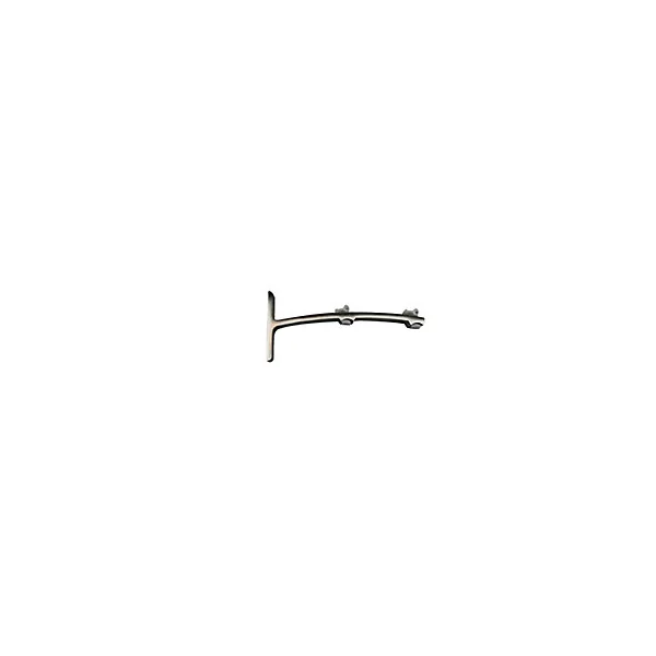 Support double pour barre à rideau GoodHome 18 cm pour rail barre Athens gris