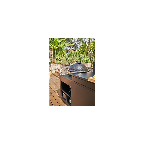 Support en acier noir pour barbecue Kamado Forge Adour