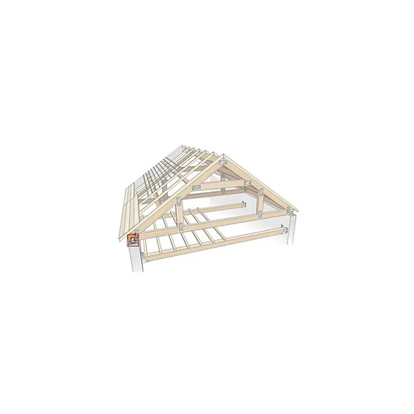 Support en U 76 x 152 x 2 mm K0 Alberts