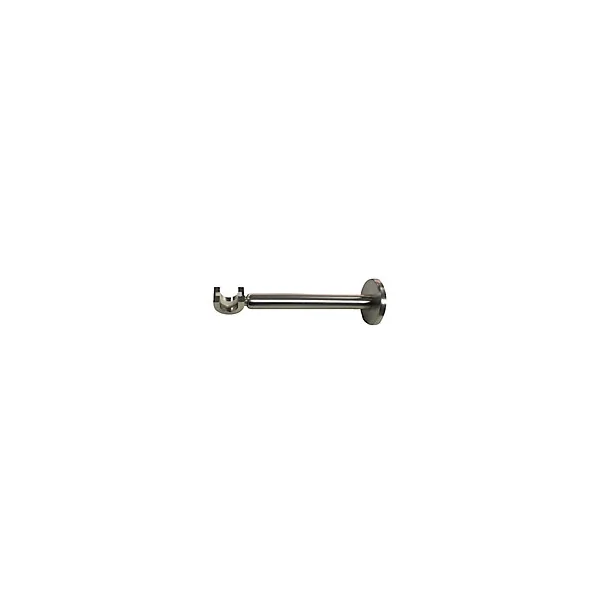 Support extensible long pour barre à rideau GoodHome chrome Ø16/19 cm