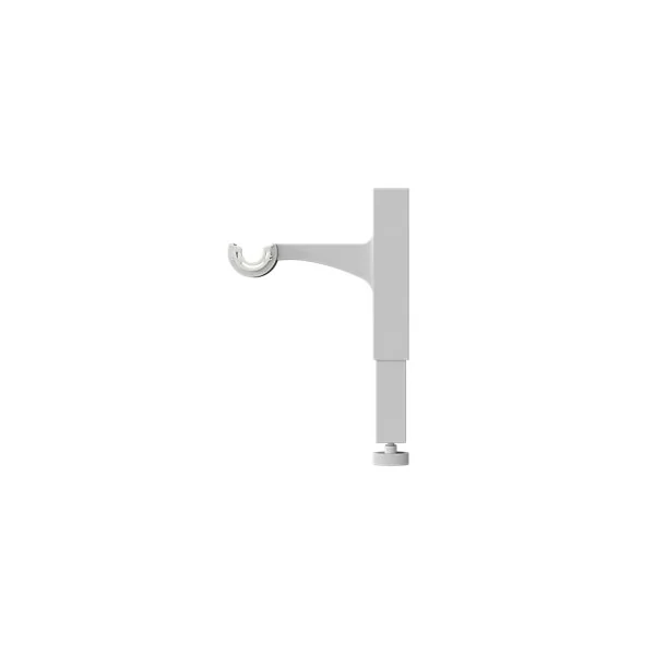 Support extensible sans perçage pour tringle à rideaux Anafi blanc Ø19/28 cm L.17 x l.3,5 x H.14,5 cm GoodHome