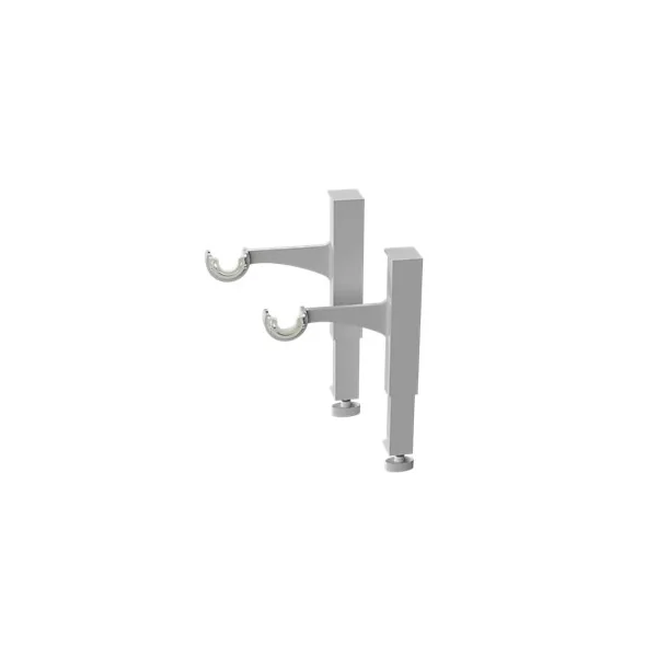 Support extensible sans perçage pour tringle à rideaux Anafi blanc Ø19/28 cm L.17 x l.3,5 x H.14,5 cm GoodHome