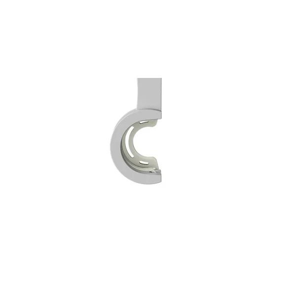 Support extensible sans perçage pour tringle à rideaux Anafi blanc Ø19/28 cm L.17 x l.3,5 x H.14,5 cm GoodHome