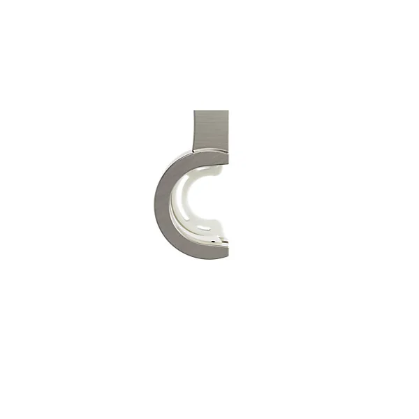 Support extensible sans perçage pour tringle à rideaux Athens gris chromé Ø19/28 cm L.17 x l.3,5 x H.14,5 cm GoodHome