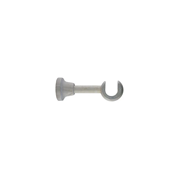 Support long pour barre à rideau GoodHome 28 mm Chalki blanc