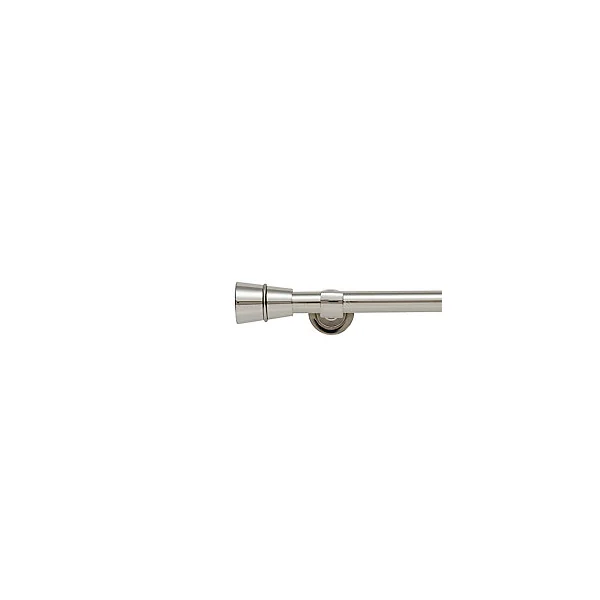 Support long pour barre à rideau GoodHome Olympe ⌀19mm chrome