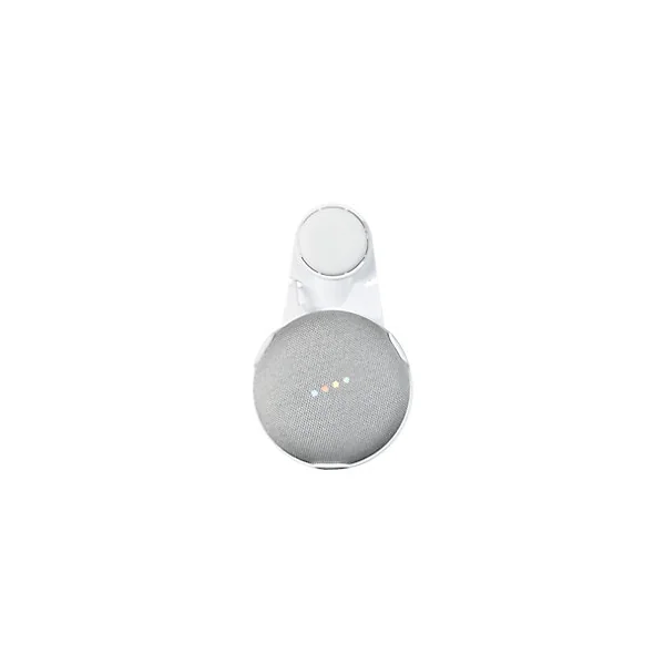 Support mural PlugnSay pour Google Home mini en plastique blanc