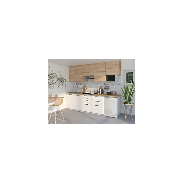 Support mural pour micro ondes blanc 780021
