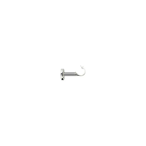 Support plafond fermé pour barre à rideau GoodHome 28 mm Olympe gris