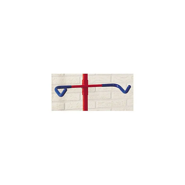 Support pour 2 vélos télescopique Mottez H. 200 cm à 275 cm rouge