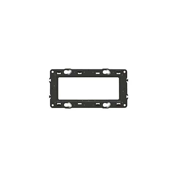 Support pour fixation à vis Legrand Mosaïc horizontal Céliane 2x2 modules