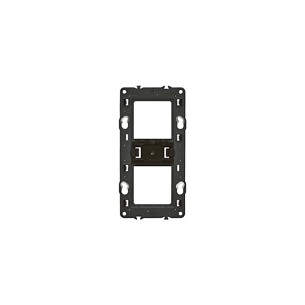 Support pour fixation à vis Legrand Mosaïc horizontal Céliane 2x2 modules