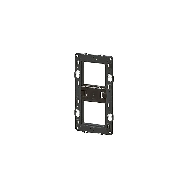 Support pour fixation à vis Legrand Mosaïc horizontal Céliane 2x2 modules