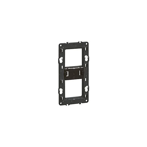 Support pour fixation à vis Legrand Mosaïc horizontal Céliane 2x2 modules