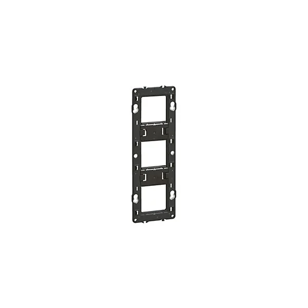 Support pour fixation à vis Legrand Mosaïc horizontal Céliane 3x2 modules